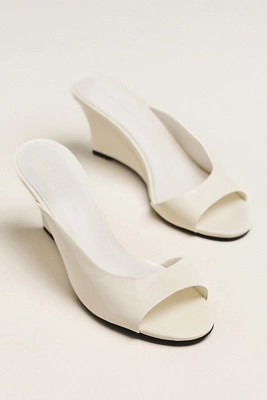 Black Suede Studio Arisha Wedge Sandals | Anthropologie (US)