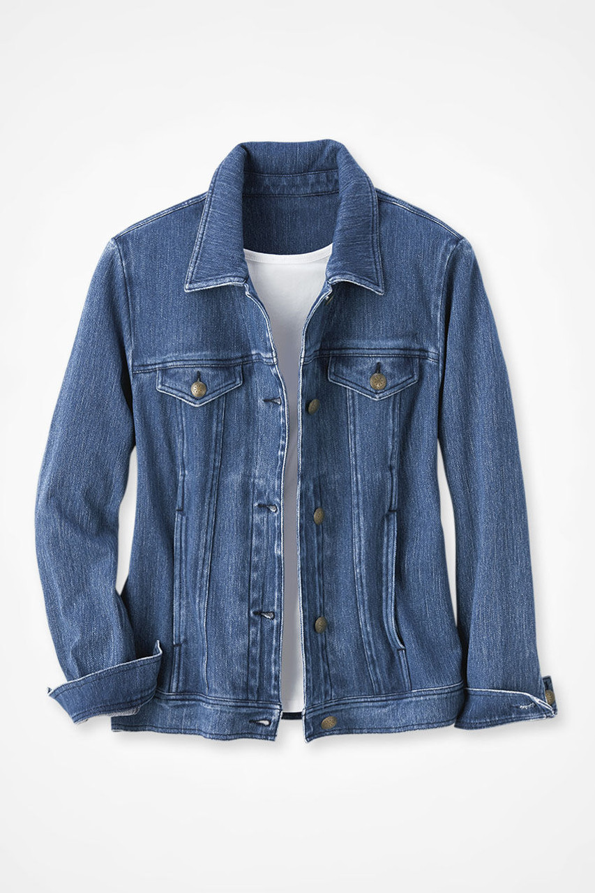Knit Denim Jacket | Coldwater Creek