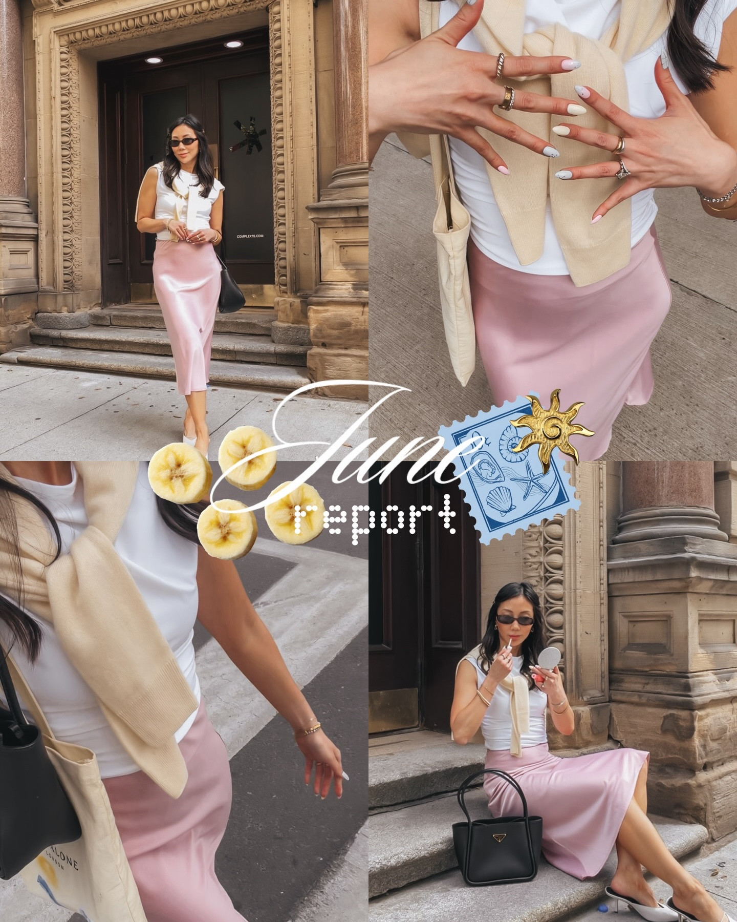 June in moments 🌸 living my pastel era work fits, celebrating little wins, taking slow mornings, and everything in between. some months just feel like a whole season of their own. swipe through for the recap 🤍 

#flashesofdelight #lifelately #photodump #pasteloutfit #junerecap