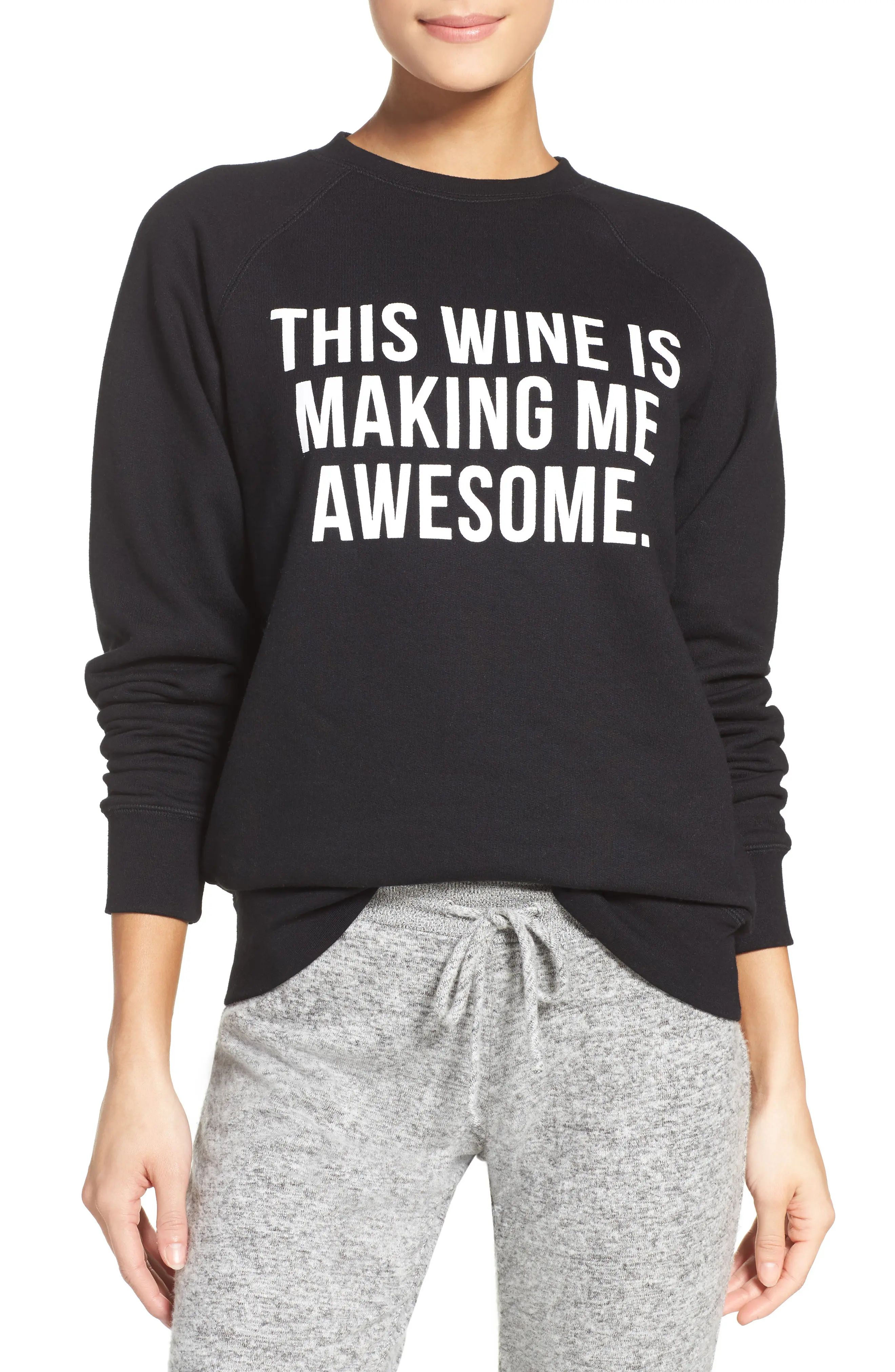 'This Wine' Crewneck Sweatshirt | Nordstrom