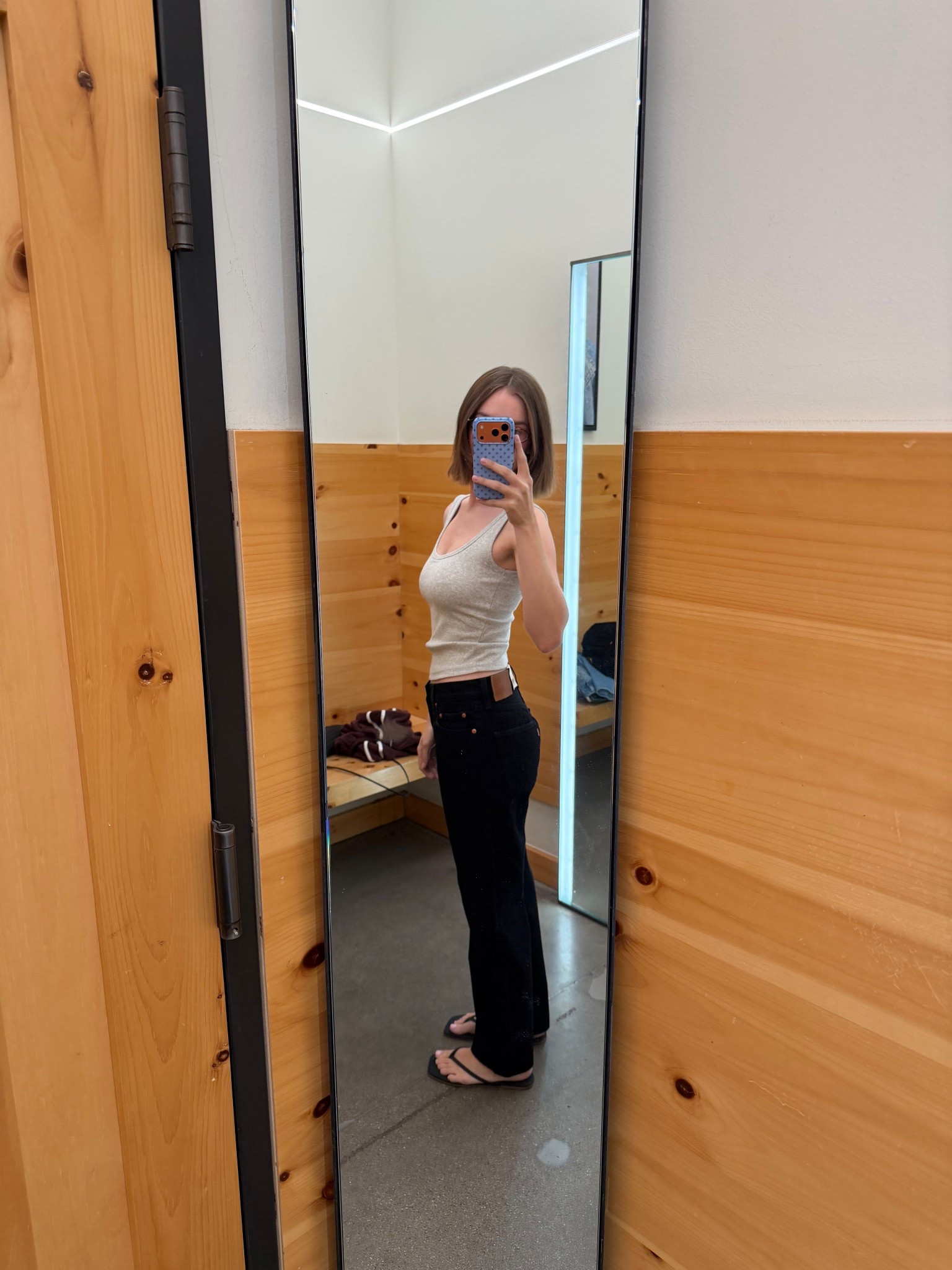 Tried on the Levi’s 501 90s Jean in size 27 and 30 length! Size up two 

#LTKU #LTKootd #LTKOver40