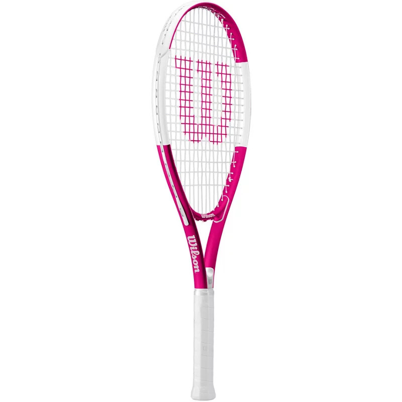 Wilson Adults' Intrigue Tennis Racket Pink Bright/White - Tennis at Academy Sports | Academy Sports + Outdoors