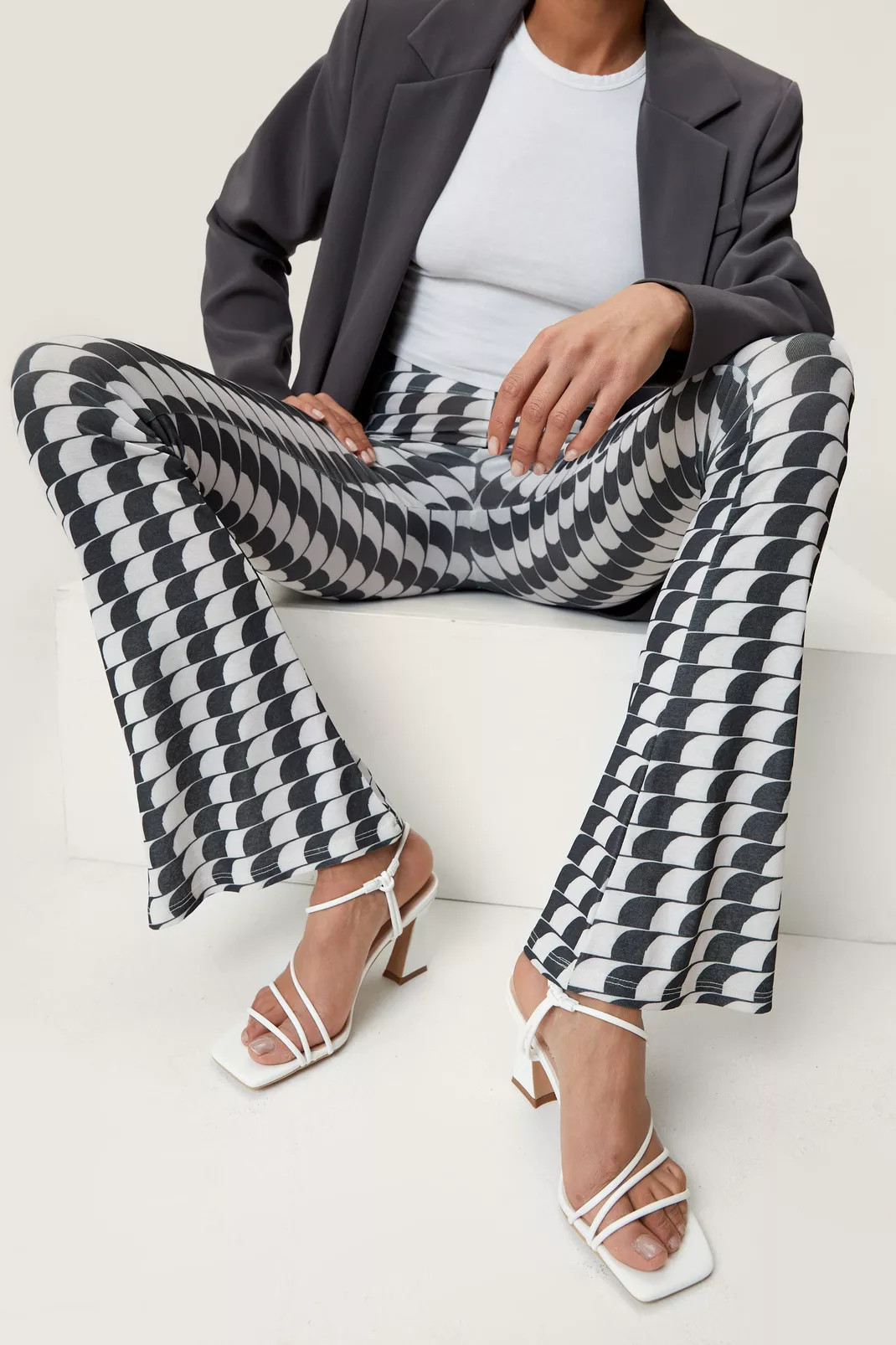 Faux Leather Open Square Toe Mules | Nasty Gal (US)