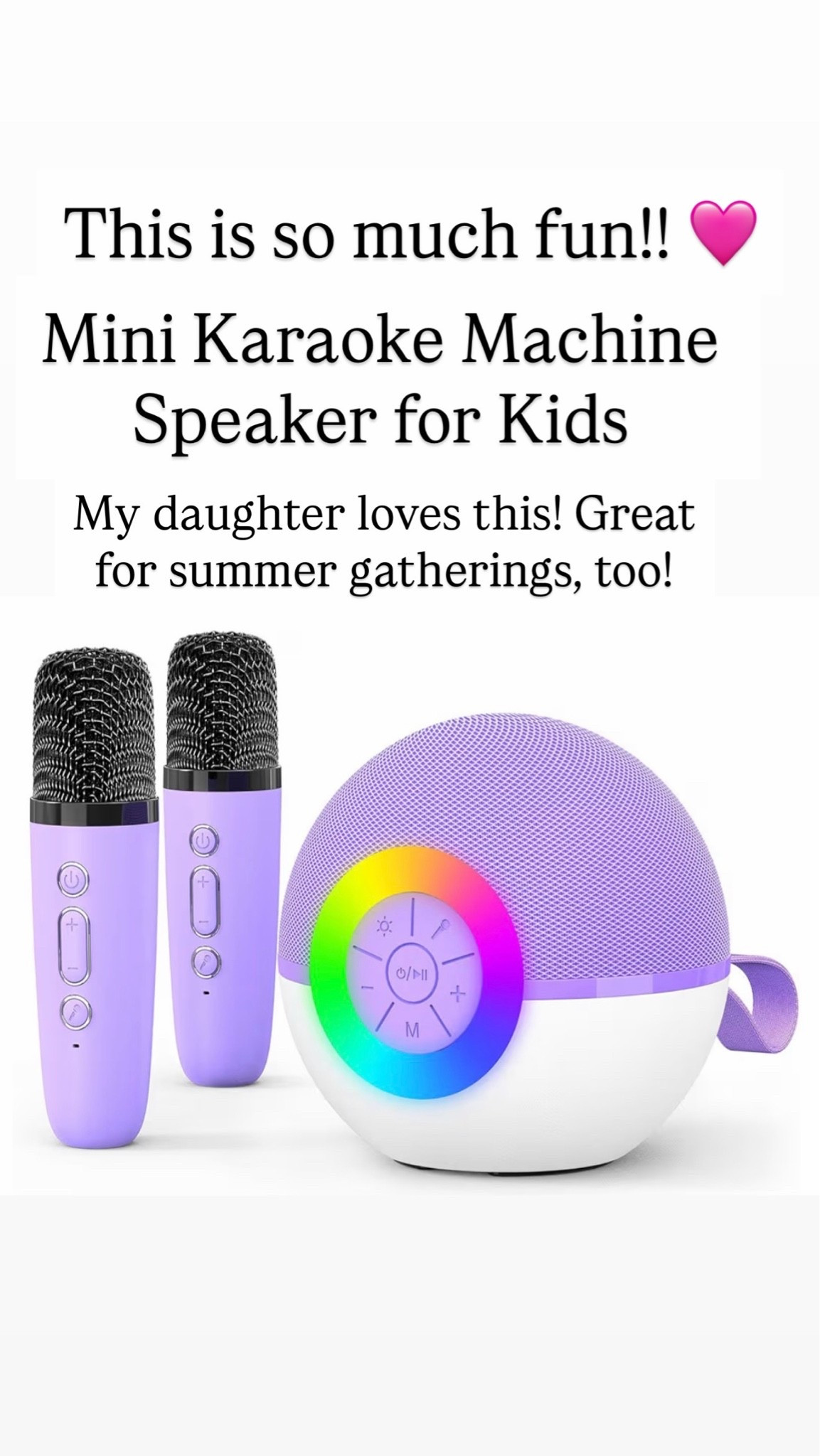 Mini karaoke machine for kids

#LTKKids