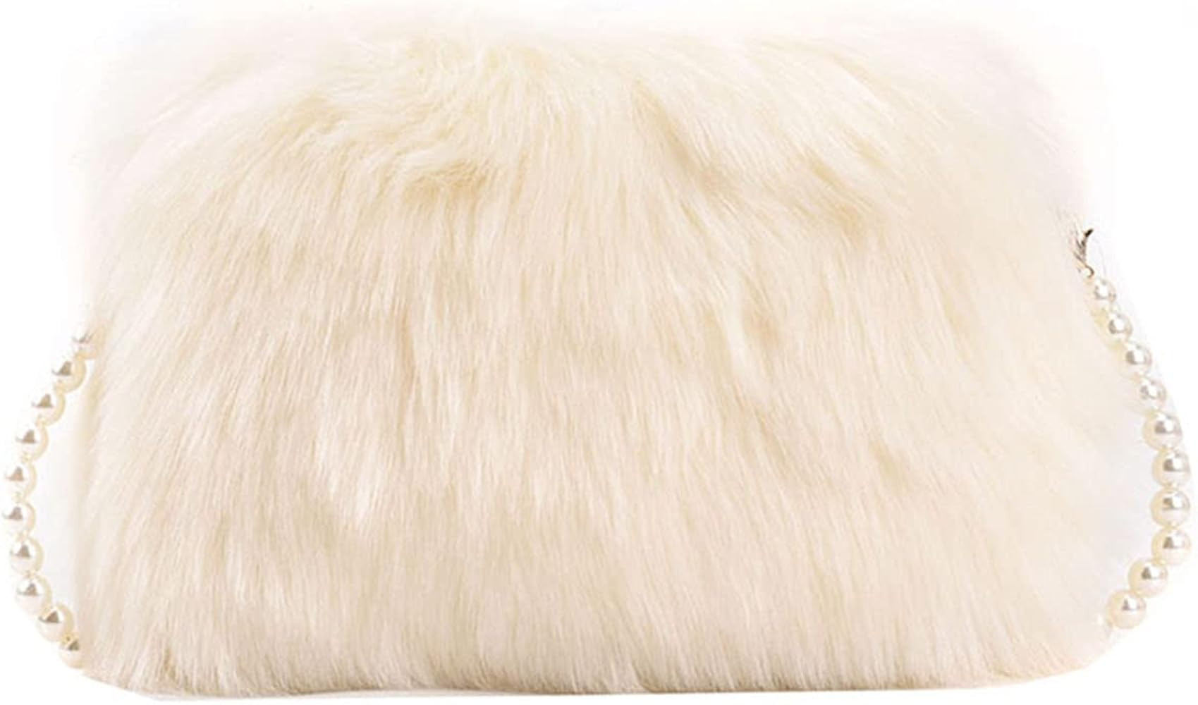 Ynport Faux Fur Bag for Women Fuzzy Evening Clutch Fluffy Feather Shoulder Purse Small Cute Furry... | Amazon (US)
