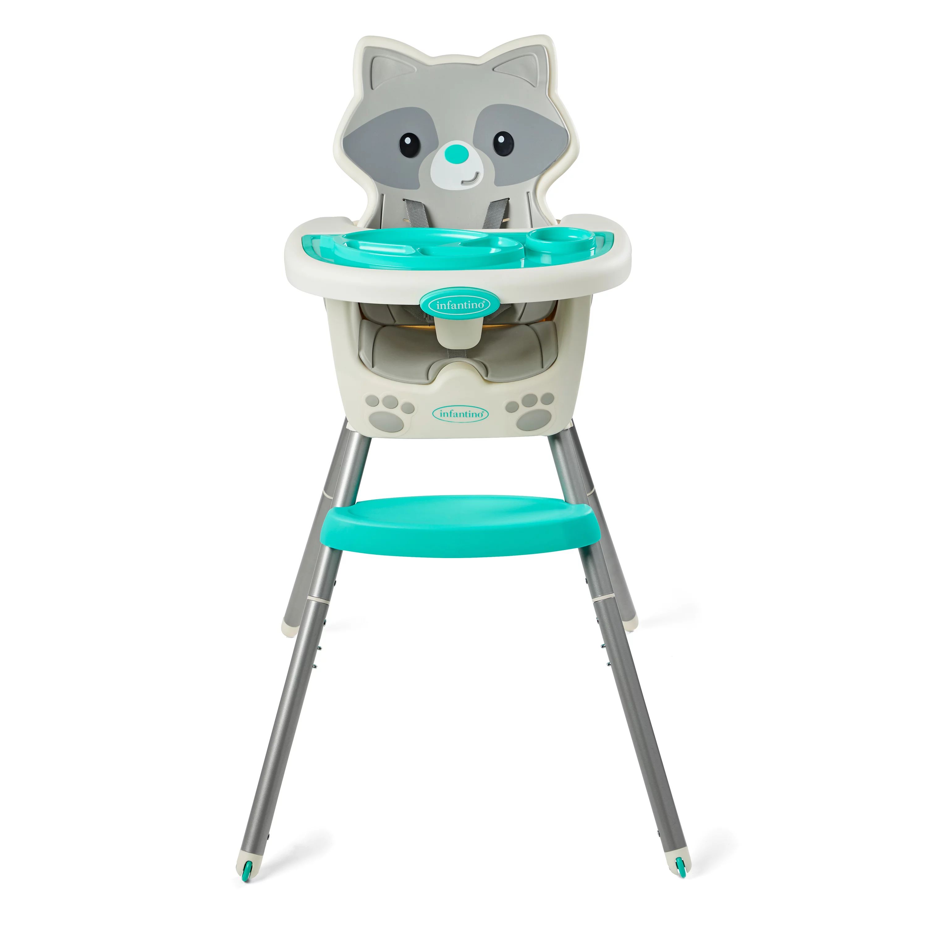 Infantino Grow-With-Me 4-in-1 Convertible High Chair, Racoon | Walmart (US)