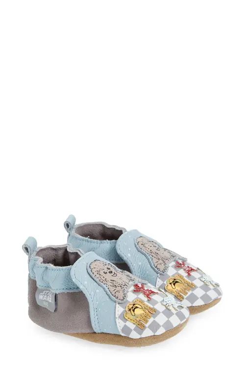 Robeez® Chewbacca™ Crib Shoe in Light Blue at Nordstrom, Size 6-12 Months | Nordstrom