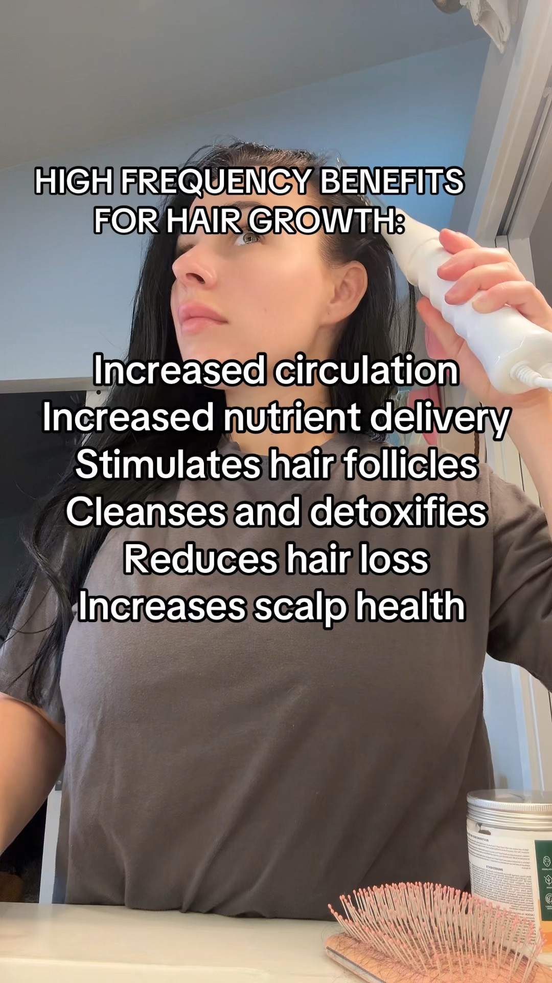 Whether your dealing with postpartum hair loss or another immune condition which causes balding, try out high frequency!

#LTKHoliday #LTKGiftGuide #LTKBeauty