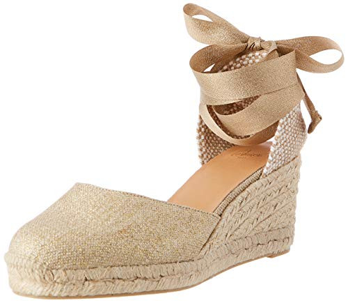 Castañer Women's Carina Sneaker, Light Gold, 3 UK | Amazon (US)