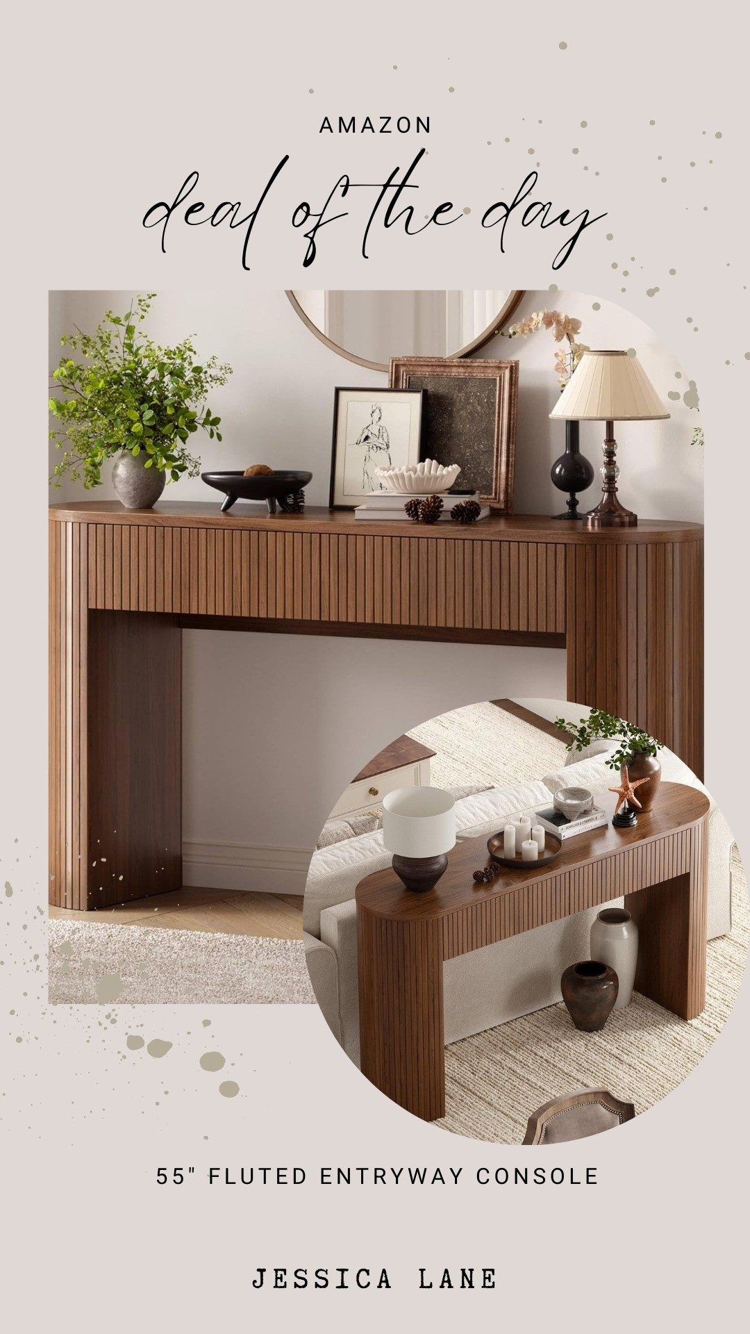 55-inch fluted console table for your entryway or behind the sofa. Elegant and versatile.#EntrywayDecor #AmazonDeals

#LTKSaleAlert #LTKHome