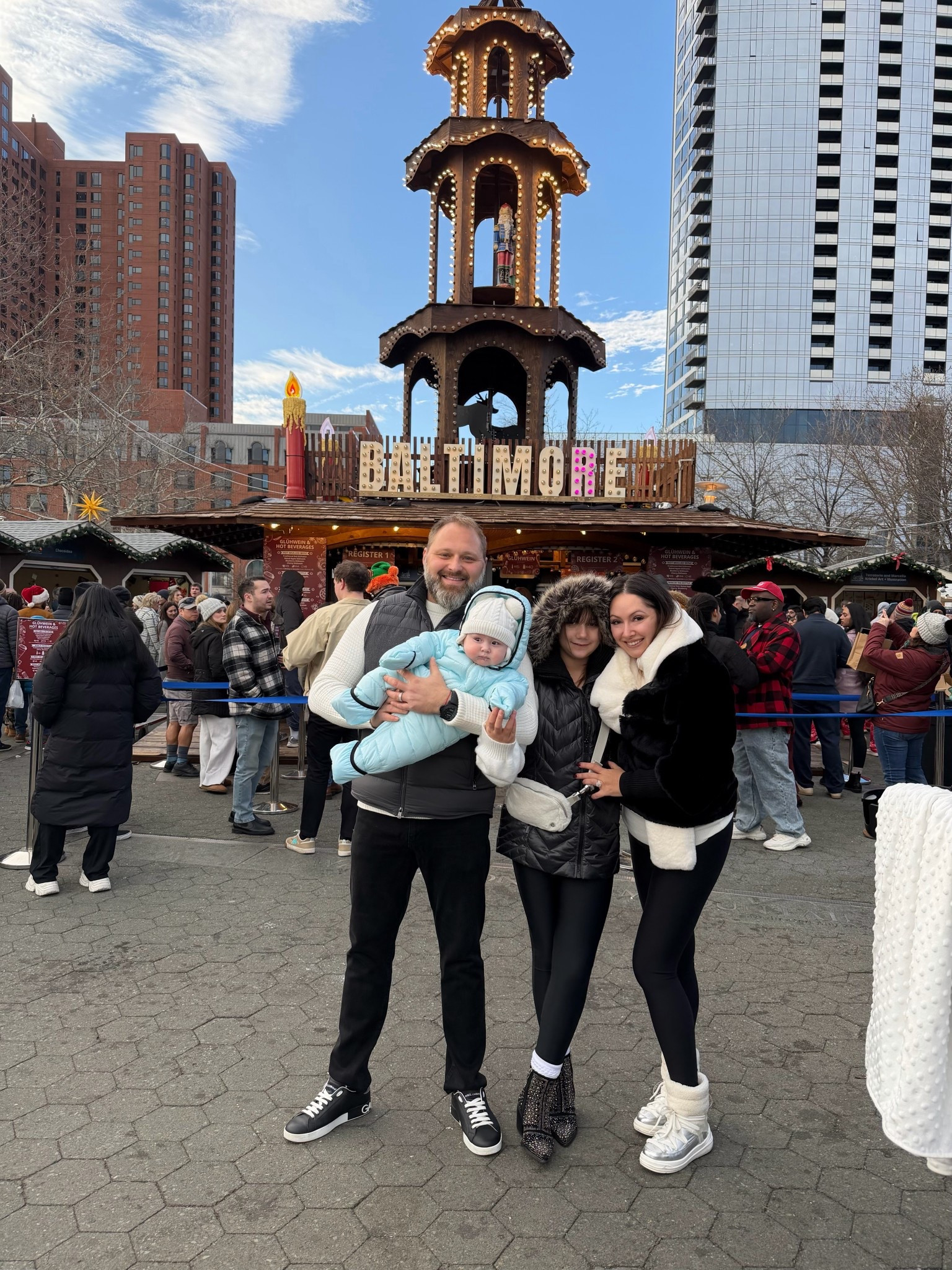 What I love most about the holiday season? The traditions , the old ones and the new ones 🎄✨

This year we continued one of our favorites: our annual visit to the holiday market. A few years ago it became our thing. Last year, right there among the lights and hot cocoa, we told Sofia she was going to be a big sister.

This year? She strolled the same market like a pro… with her shiny, brand-new little brother in tow 😄👶

Now I can’t help but wonder what surprise will next year bring? 💫

#LTKvlog #LTKdayinmylife