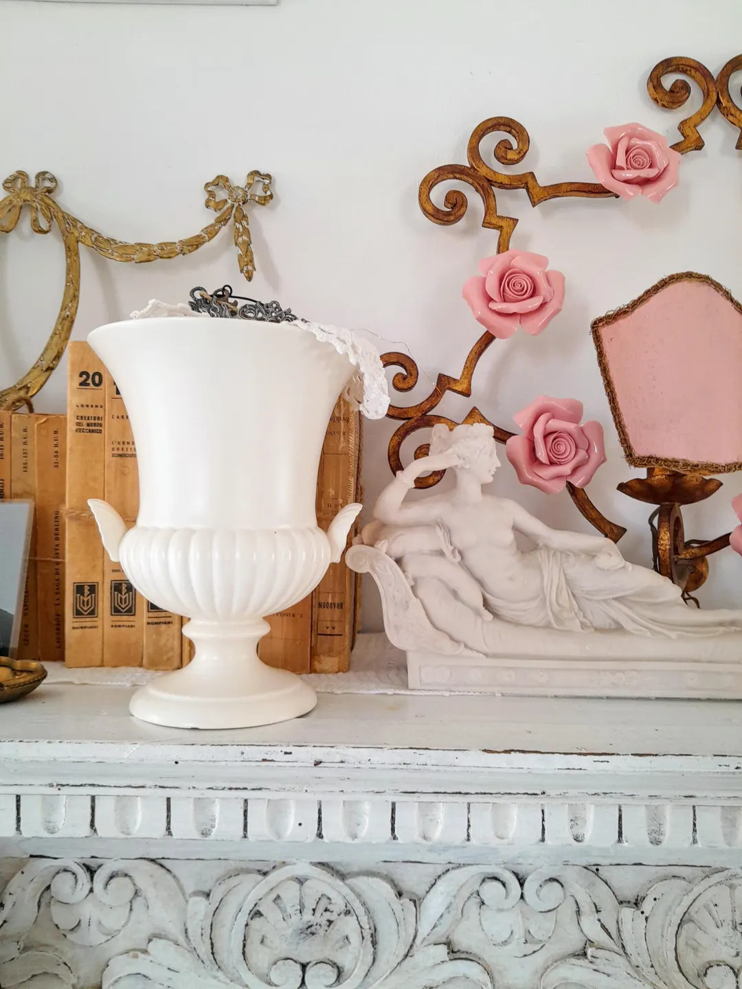 Vintage Wedgwood Moonstone Classic Vase With Ears, Biscuit, White, Shabby Chic, French Jardiniere... | Etsy (US)