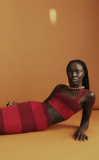 Exclusive Theo Striped Knit Cropped Tank Top | Moda Operandi (Global)