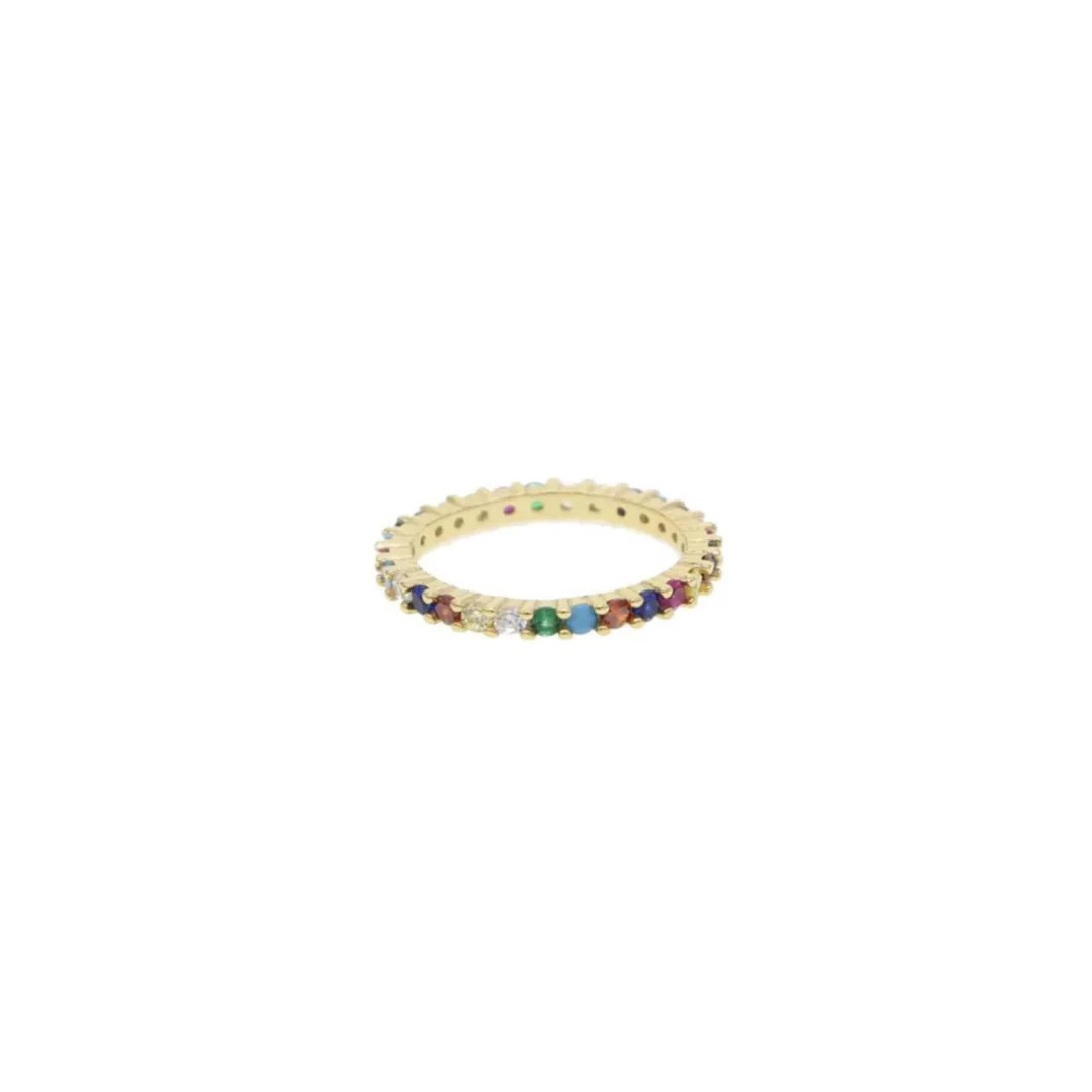 Faceted Rainbow Stone Band | Accessory Concierge