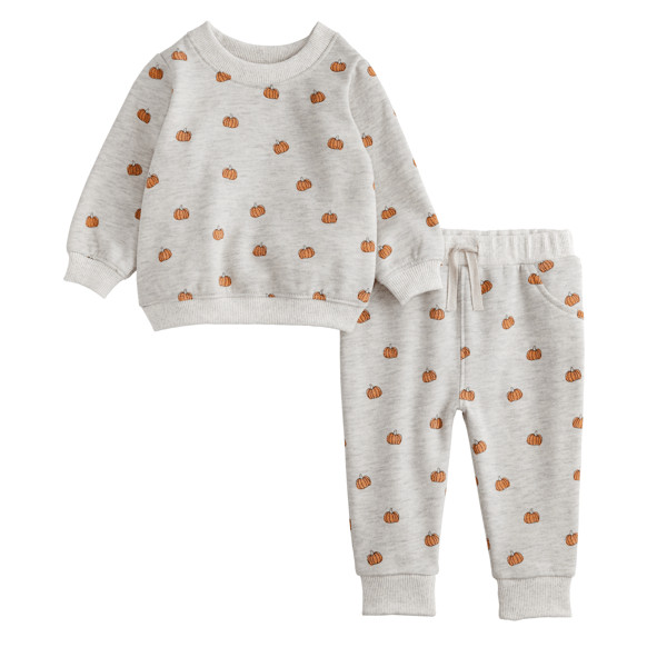 Pumpkin Baby Outfit Set | Mud Pie