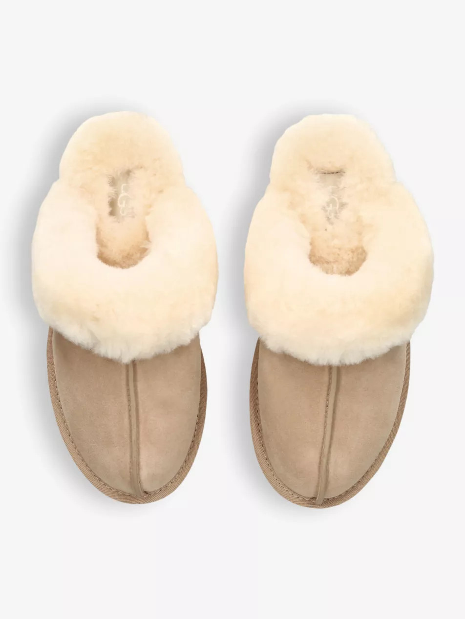 Scuffette II brand-debossed suede slippers | Selfridges