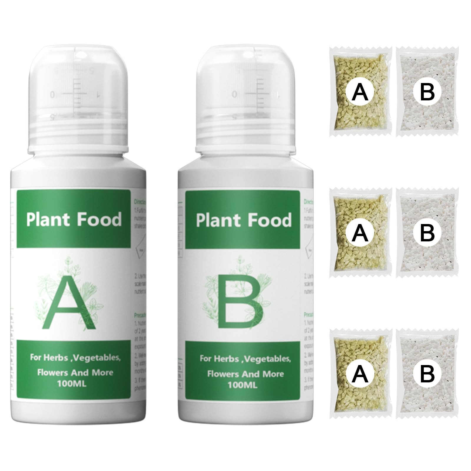 Hydroponics Nutrients for Aerogarden(800ml in Total), Plant Food A & B Hydroponics Supplies, Indo... | Amazon (US)