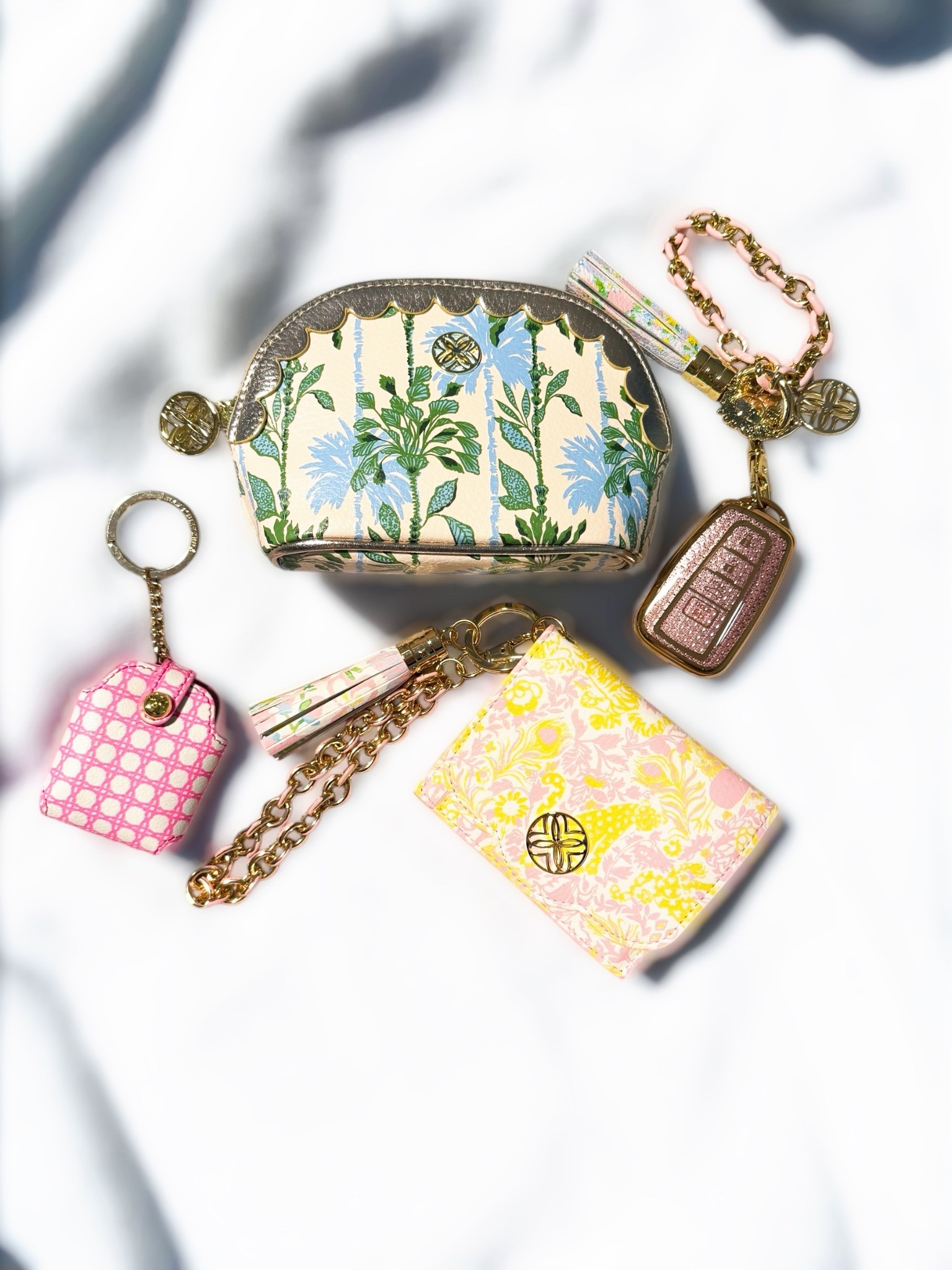 Preppy Accessories Roundup 💗🌴


All the cutest little extras that make everyday feel a little more fun 💕🌸 I’m loving these bright, happy prints—perfect for tossing in your bag or adding a pop of color to your keys and essentials!

From the palm print zip pouch to the sweetest pink AirPods case and matching keychain, these pieces are equal parts practical and adorable ✨ The card case is perfect for grab-and-go moments, and everything coordinates so effortlessly for that signature preppy, polished vibe 💖

Such fun little finds for yourself or the cutest gift ideas too 🎁

preppy accessories, Lilly Pulitzer accessories, colorful keychain, AirPods case cute, zipper pouch, card holder, gift ideas for her, pink accessories, palm print, everyday essentials

#LTKBeauty #LTKmomlife #LTKHome