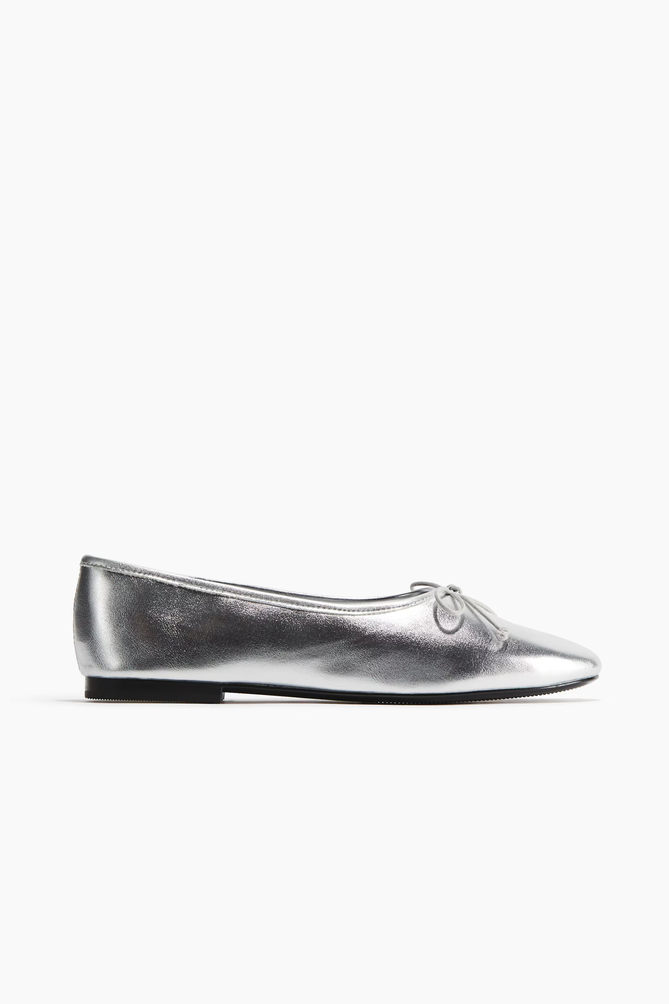 Ballet FlatsNot saved to favorites$17.99Color:Silver-coloredSelect size   4  Out of stock  ... | H&M (US + CA)