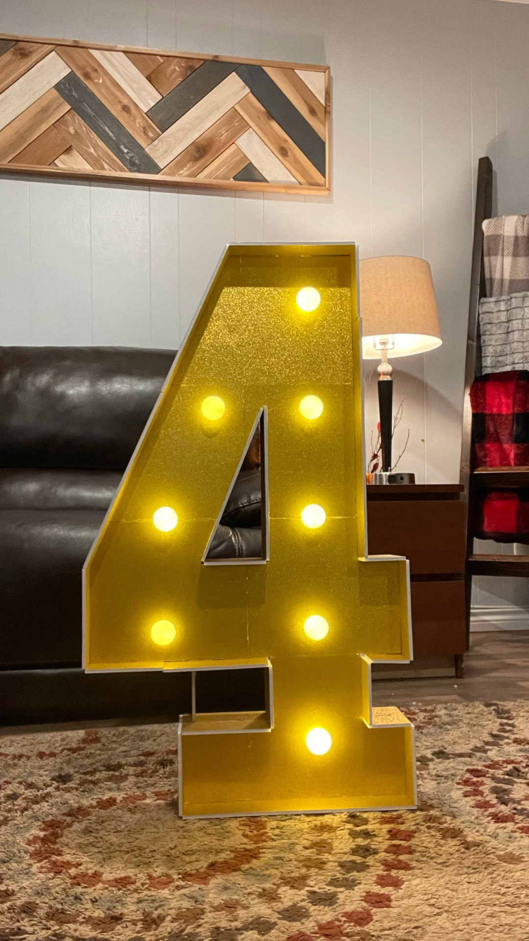 Do a little extra with your party & make a giant number or cute saying yourself.

#LTKparties #LTKVideo #LTKwedding