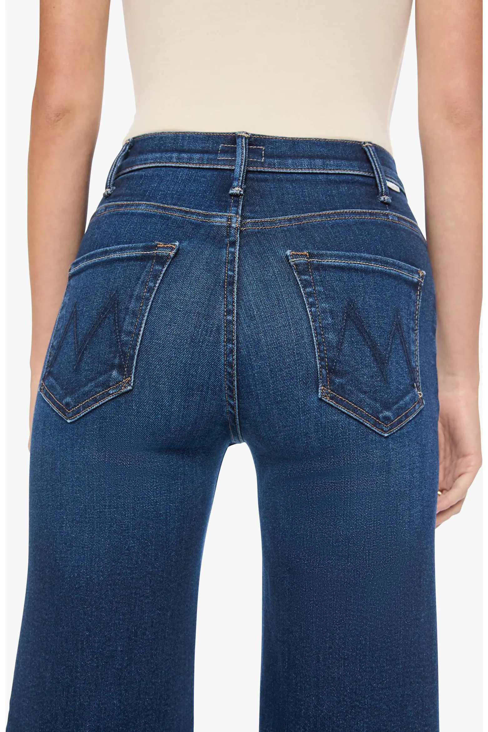 The Hustler Roller Sneak High Waist Wide Leg Jeans (Women) | Nordstrom | Nordstrom