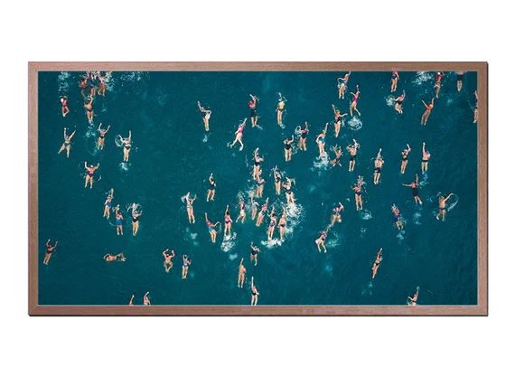 Samsung Frame Tv Art Abstract Frame TV Art Swimmers Wall - Etsy | Etsy (US)