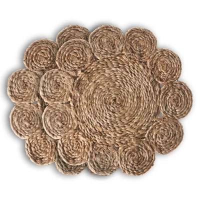Patrice Handmade Jute Geometric Round 15" Placemat | Wayfair North America