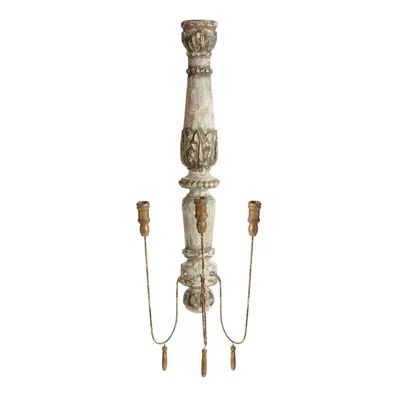 39" Wood Wall Sconce Aidan Gray | Wayfair North America