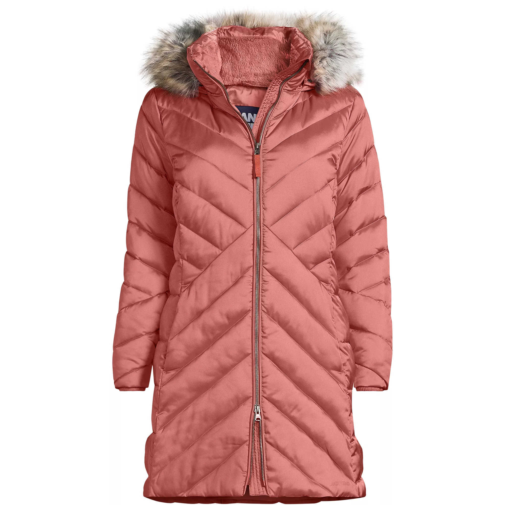 Women's FeatherFree Cozy Fleece Lined Winter Coat | Lands' End (US)