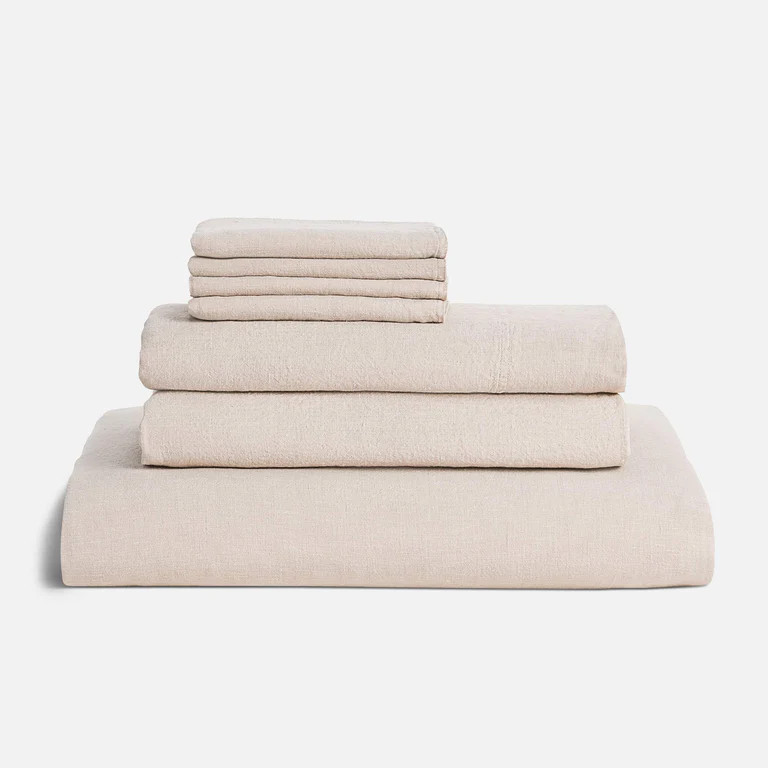 Washed European Linen Hardcore Sheet Bundle | Brooklinen