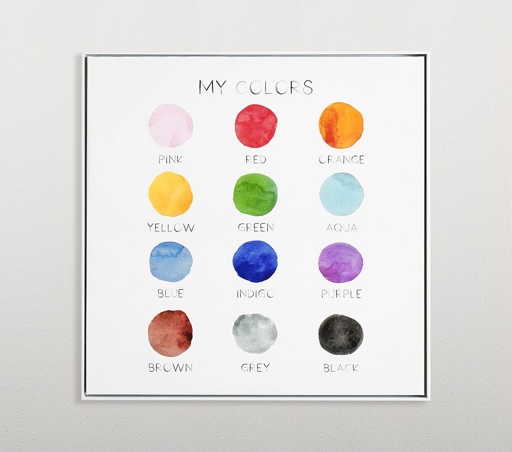 My Colors Wall Art (30" ) | Pottery Barn Kids