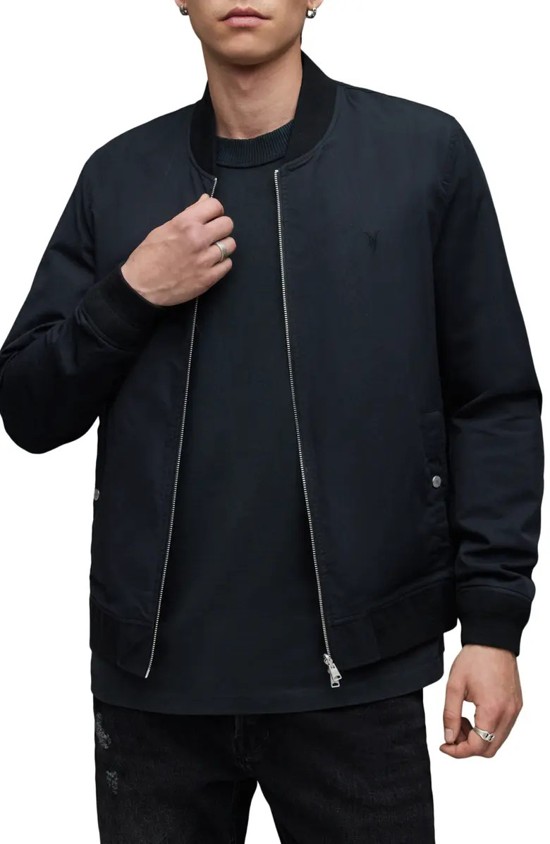 AllSaints Bassett Reversible Bomber Jacket | Nordstrom | Nordstrom