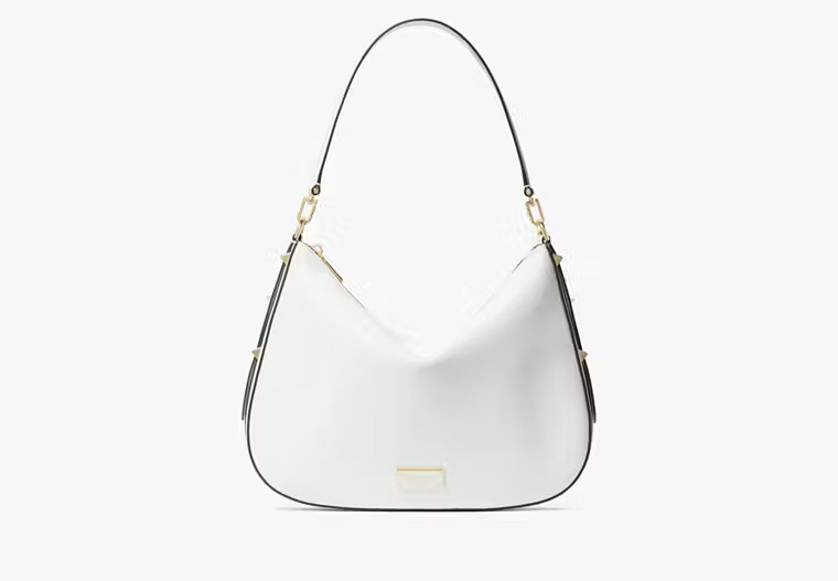 Kate Spade Liv Large Hobo Bag, True White | Kate Spade Outlet