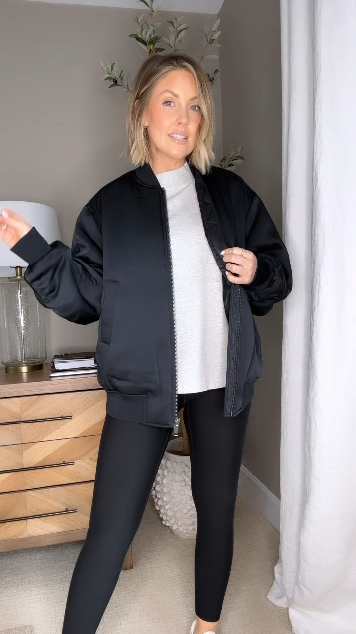 XS Walmart bomber jacket 🖤

#LTKstyletip #LTKfindsunder50 #LTKshoecrush