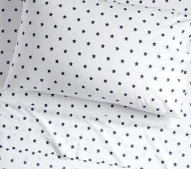 Star Organic Sheet Set & Pillowcases | Pottery Barn Kids