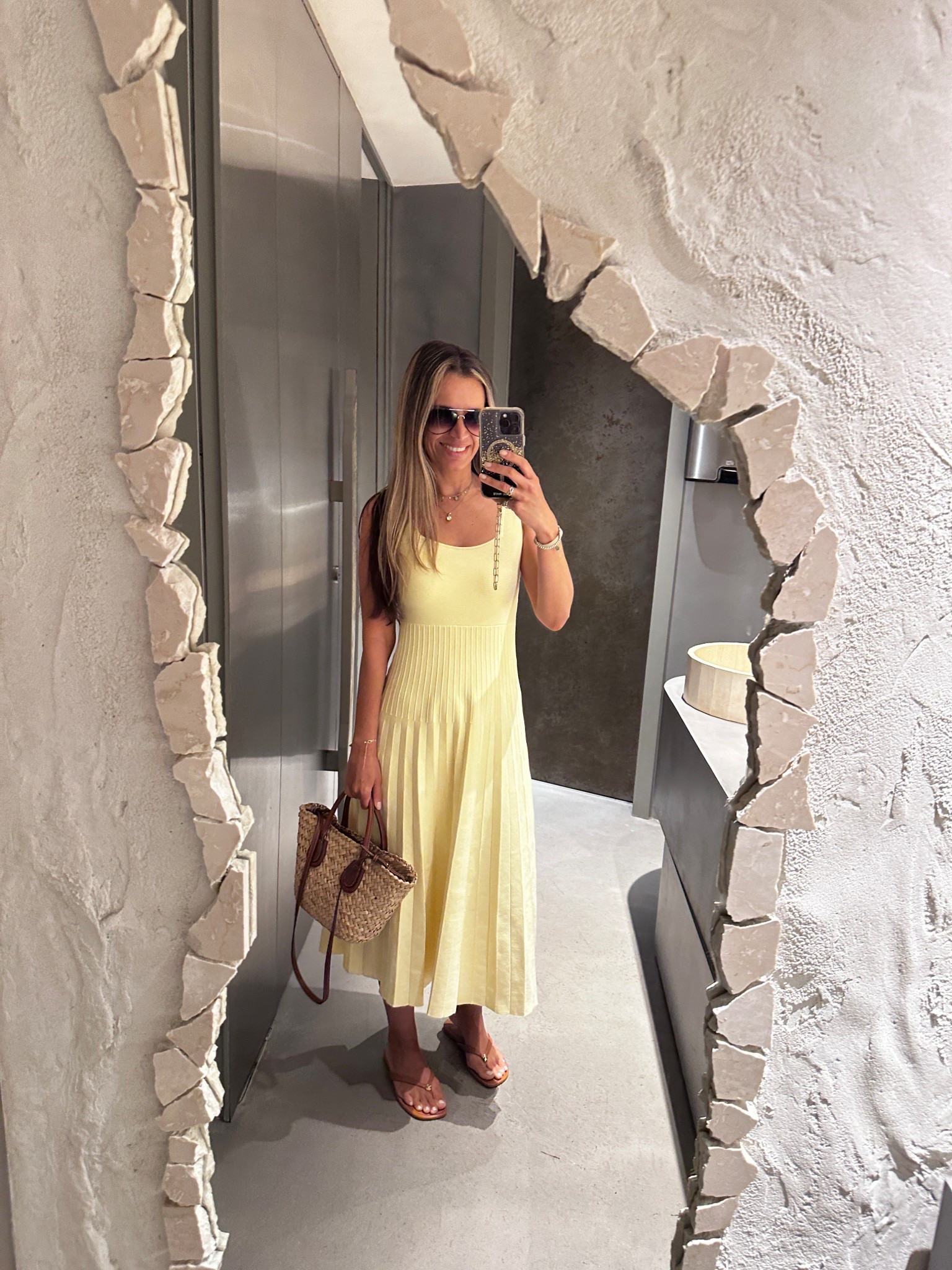 Butter yellow dress is sz S
I’m 5’5” 122 lbs 
Comes in 4 colors!
Viscose knot material - very comfy and flattering.

use my discount code justglow011_12 for 12% off



#LTKFindsUnder50 #LTKParties #LTKTravel