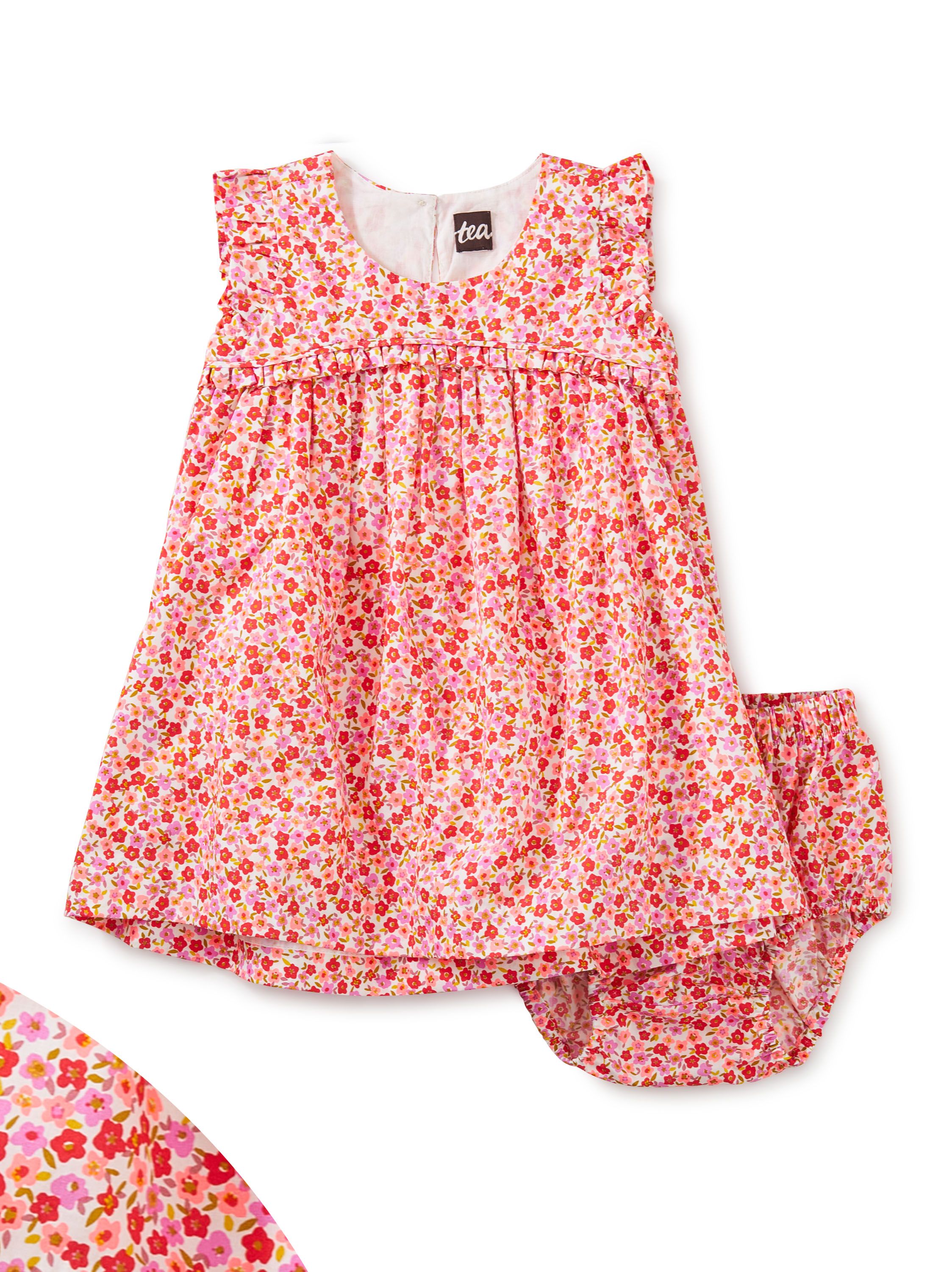 Empire Flutter Baby Dress Set | Tea Collection