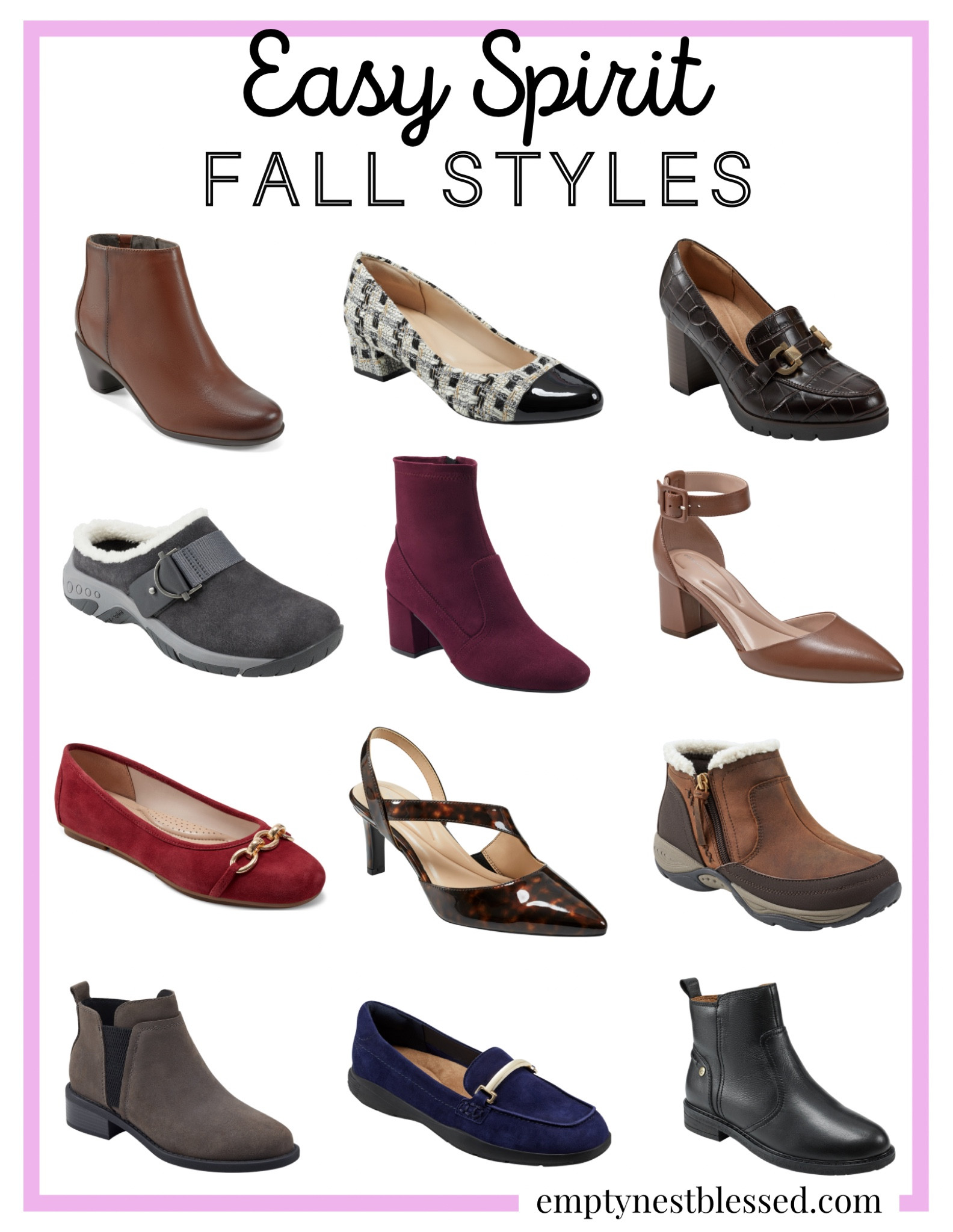 Comfortable shoes! Yep! Easy Spirit has cute & comfy heeled loafers, pumps, fall booties, designer-inspired pumps, and more!

Take 20% off SITEWIDE at Easy Spirit with the code ENB20. (You can even stack it on top of other sales!)

Head to EmptyNestBlessed.com to read more, and shop my favorite Easy Spirit styles for fall right here!

#LTKshoecrush #LTKstyletip #LTKSeasonal