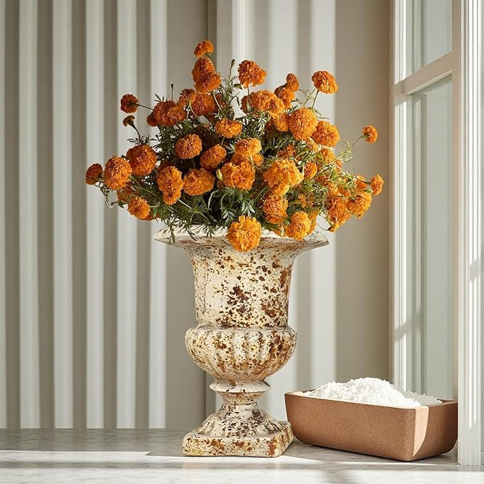 9 inch Retro Planters Urn Outdoor Planters Indoor Decor - Vintage Pots Tree Planter for Outdoors ... | Amazon (US)