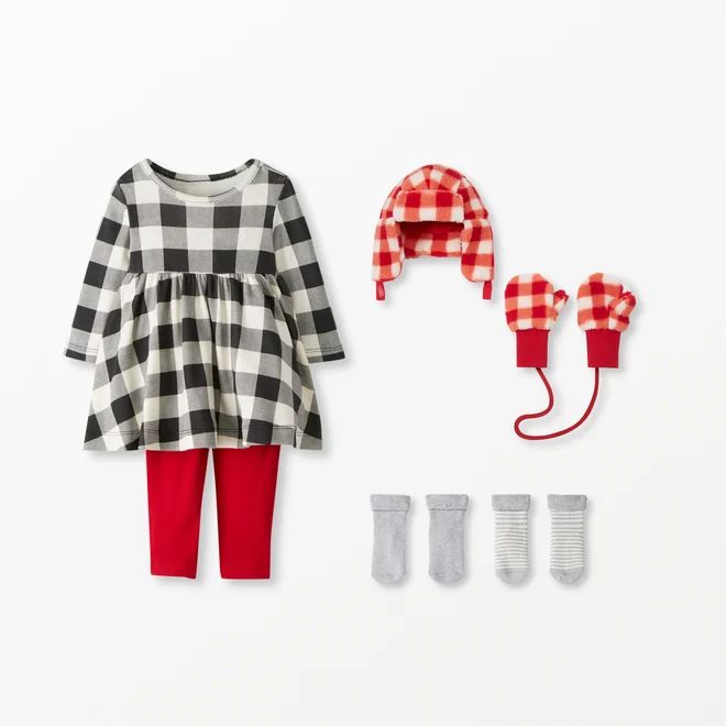 Baby Holiday Dress & Legging Set In Organic Cotton | Hanna Andersson