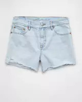 AE Strigid Ripped Super High-Waisted Relaxed Denim Short | American Eagle Outfitters (US & CA)