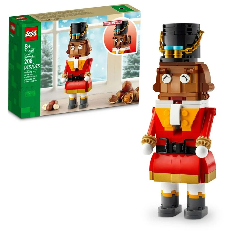LEGO Nutcracker Figure Toy Building Set, Holiday Home Decor Piece, Christmas Gift for Kids, 40640... | Walmart (US)