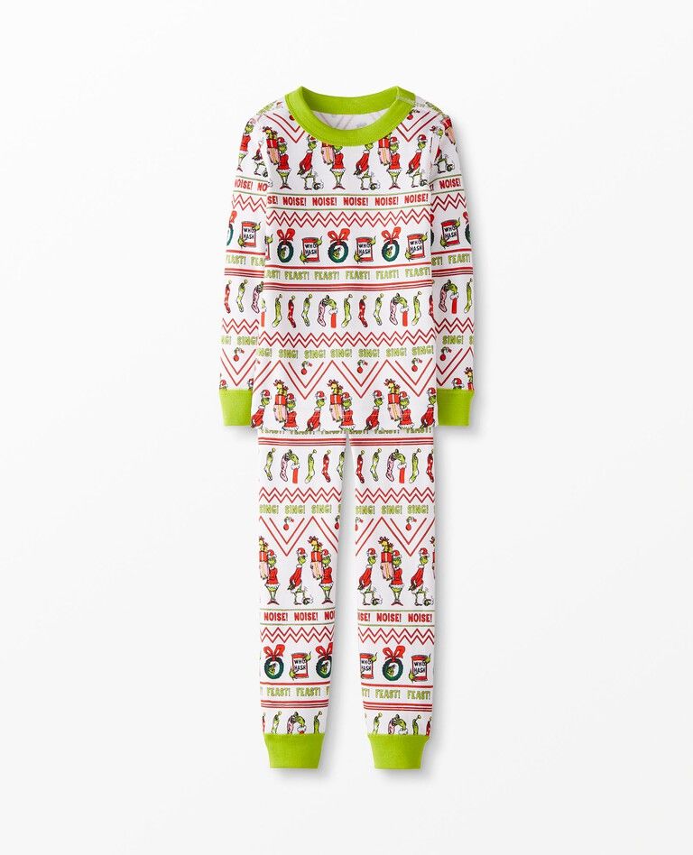 Dr. Seuss Grinch Long John Pajama Set | Hanna Andersson