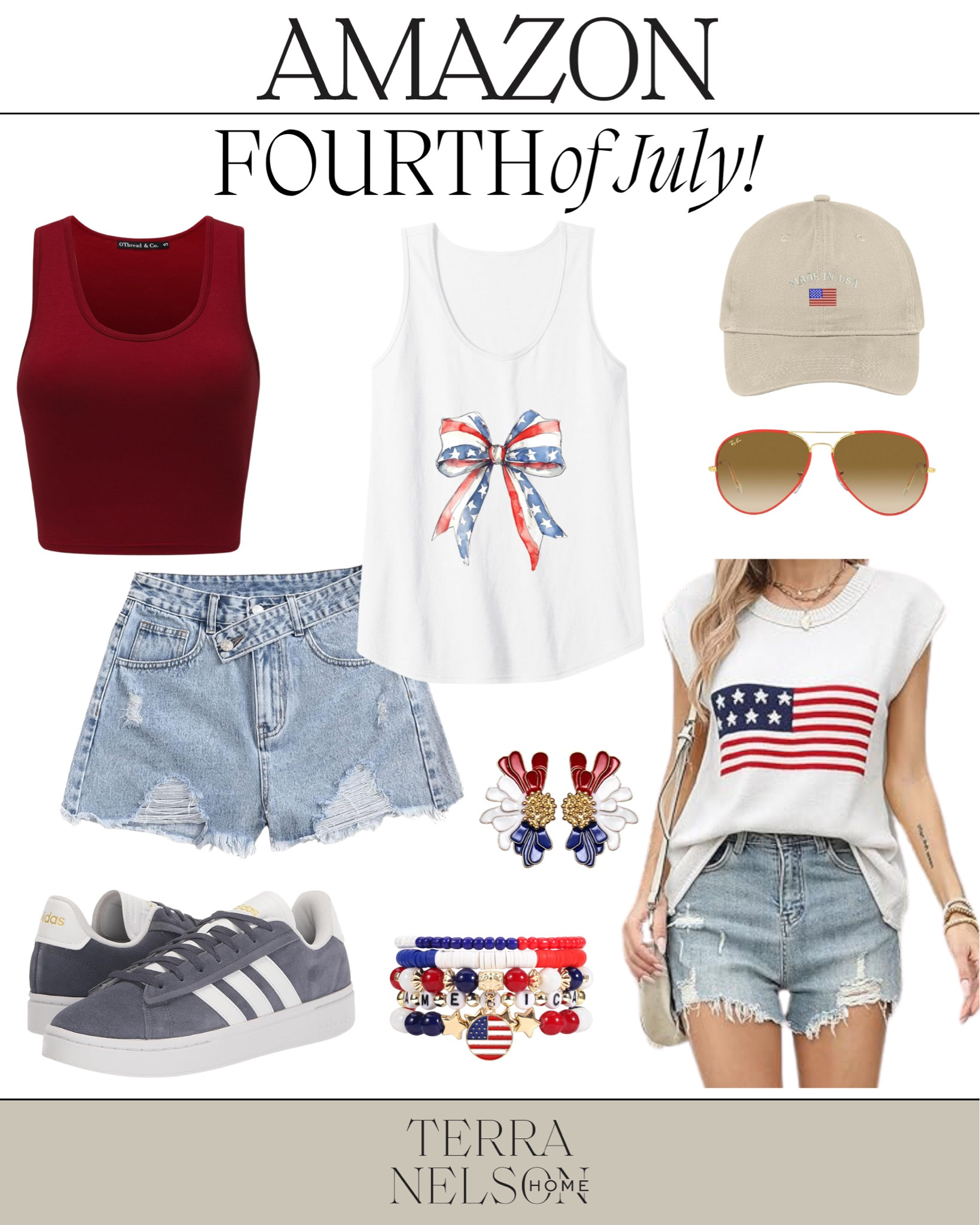 Amazon Fashion / Fourth of July Outfits / Summer Outfits / Summer Dresses / Summer Denim / Summer Tops / Linen Shorts / Linen Sets / Summer Swimwear / Summer Handbags / Vacation Outfits / Summer Hats / Sun Dresses / Summer Shorts /

#LTKSeasonal #LTKShoeCrush #LTKStyleTip