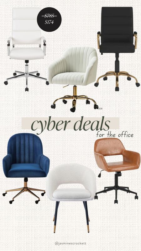 Office chairs on sale. Cyber deals on home office furniture. 

#LTKCyberweek #LTKhome #LTKsalealert