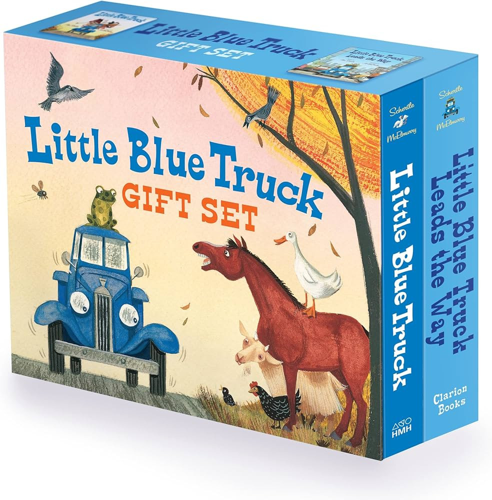 Little Blue Truck 2-Book Gift Set: Little Blue Truck Board Book, Little Blue Truck Leads the Way ... | Amazon (US)