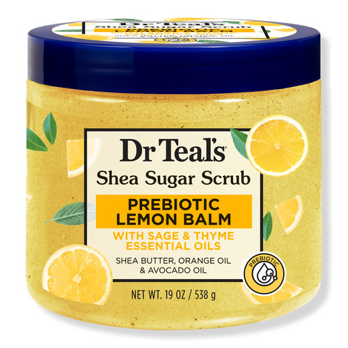 Shea Sugar Body Scrub with Prebiotic Lemon Balm and Essential Oils - Dr Teal's | Ulta Beauty | Ulta