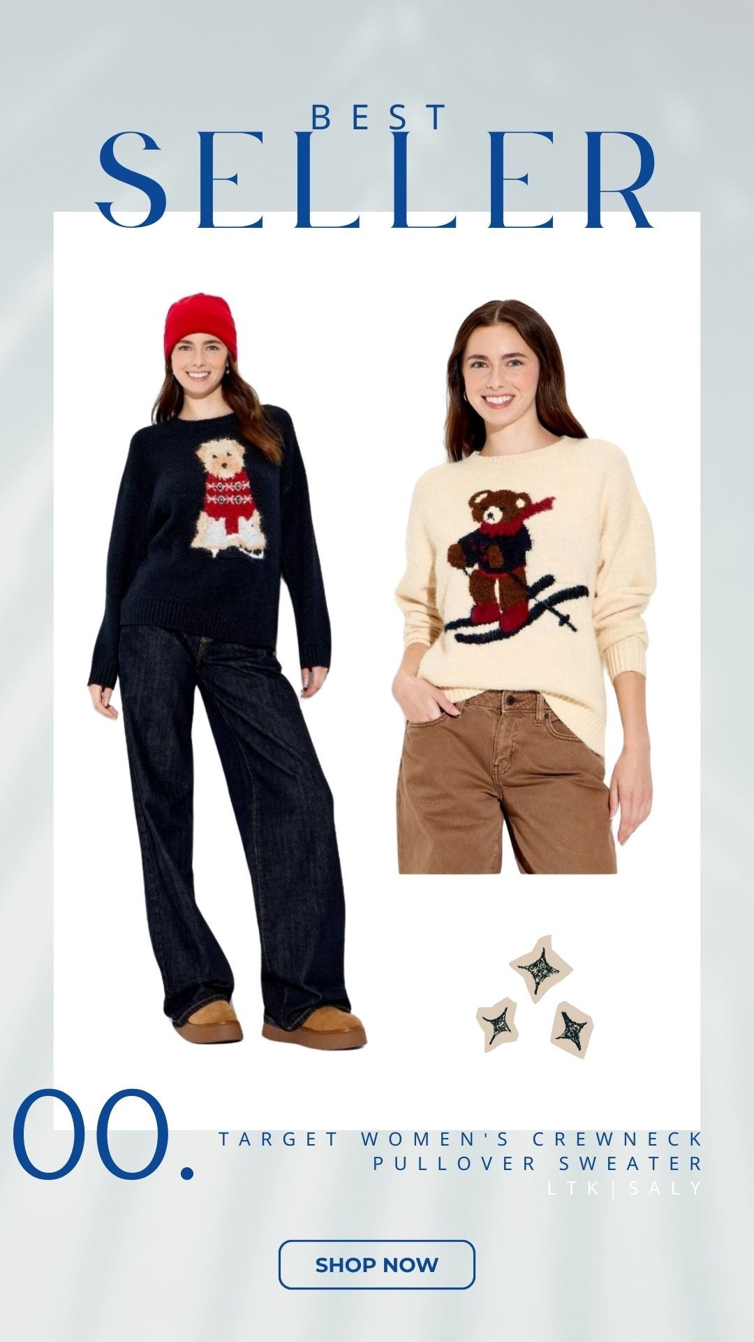 Bear / Dog sweater from Target 🤎🧸🐶
Women's Crewneck Pullover Heritage Novelty Sweater - Wild Fable™

#LTKgrwm #LTKGiftGuide #LTKCyberWeek