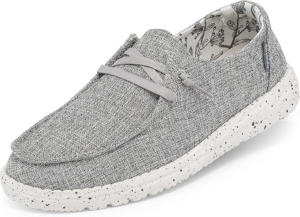 Hey Dude Women's Wendy Lace-Up Loafers Comfortable & Lightweight Ladies Shoes Multiple Sizes & Co... | Amazon (US)