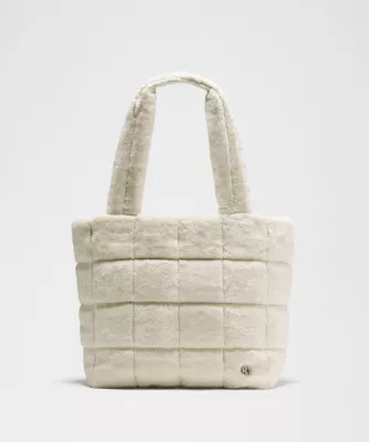 Quilted Grid Tote Bag 12L   Plush Fleece | lululemon UK